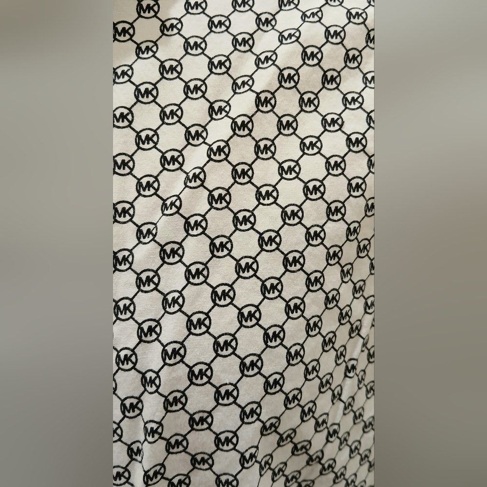 Men's Michael Kors Slim Fit Black & White Button Down Dress Shirt‎ - Picture 14 of 16